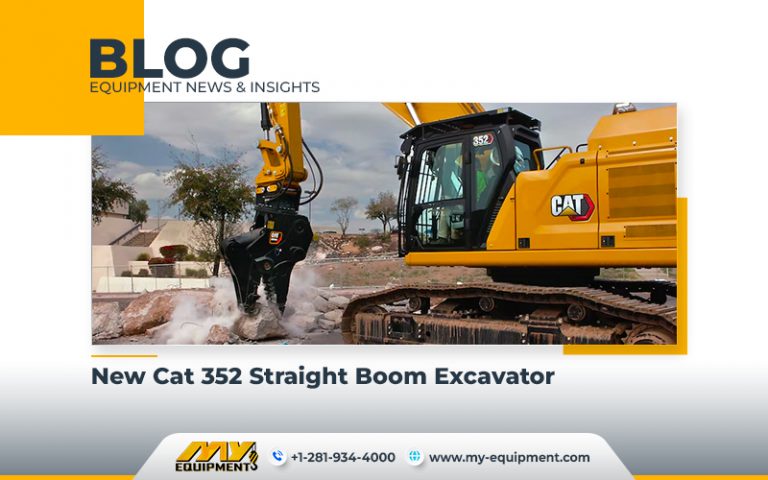 New Cat 352 Straight Boom Excavator Heavy Equipment Market Insights News Guides And Beyond