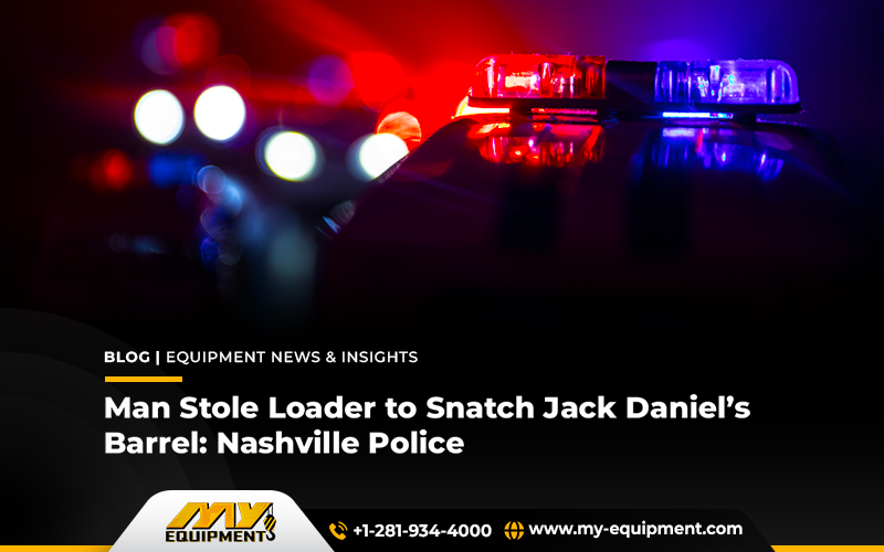 Man Stole Loader to Snatch Jack Daniel’s Barrel: Nashville Police