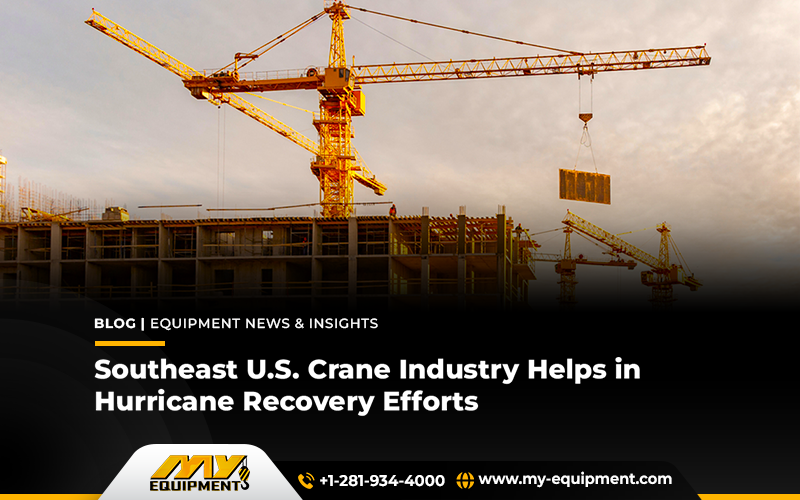 Southeast U.S. Crane Industry Helps In Hurricane Recovery Efforts