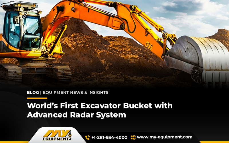 World’s First Excavator Bucket With Advanced Radar System