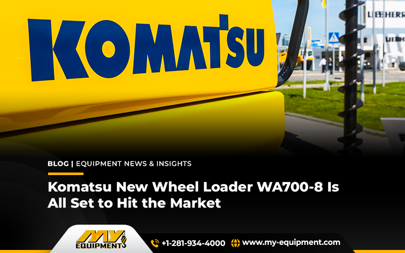 Komatsu New Wheel Loader WA700-8 Is All Set To Hit The Market